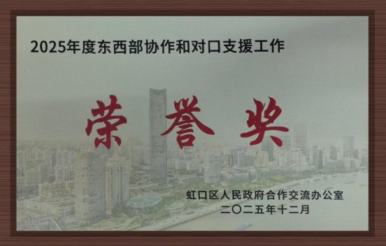 奖牌-2025年度东西部协作和对口支援工作荣誉奖